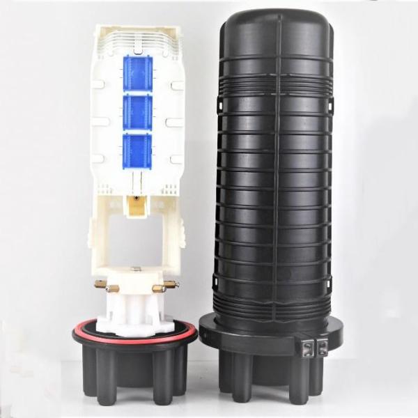 Quality Large Capacity 144 Core 4 Trays Fiber Optic Splice Closure Dome Type Ip68 Outdoor for sale