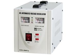 Buy cheap AC Single Phase 2000VA Stabilizer , Automatic Voltage Stabilizer For Air Conditioner / Relay Type Stabilizer product