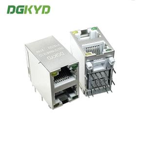 Buy cheap DGKYD59212188AB1E1DY1E022 5921 Series Network Socket 2X1 Port 8P8C Modular Jack Multiport DGKYD product