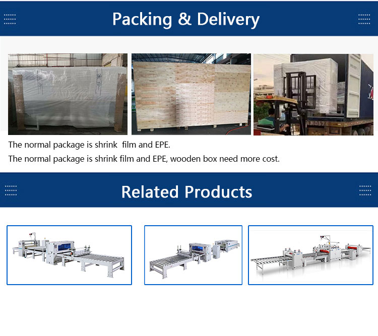 MDF Magnesium Oxide Board PUR Hot Melt Flat Lamination Machine 1-14m/Min