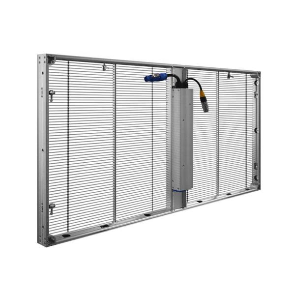 500x1000mm Transparent LED Display Noiseless Working For Advertising