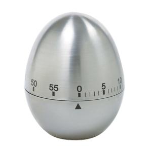 China Egg Timer Creative Home Kitchen Stainless Steel Egg 60 Minute Countdown Cooking Timer on sale