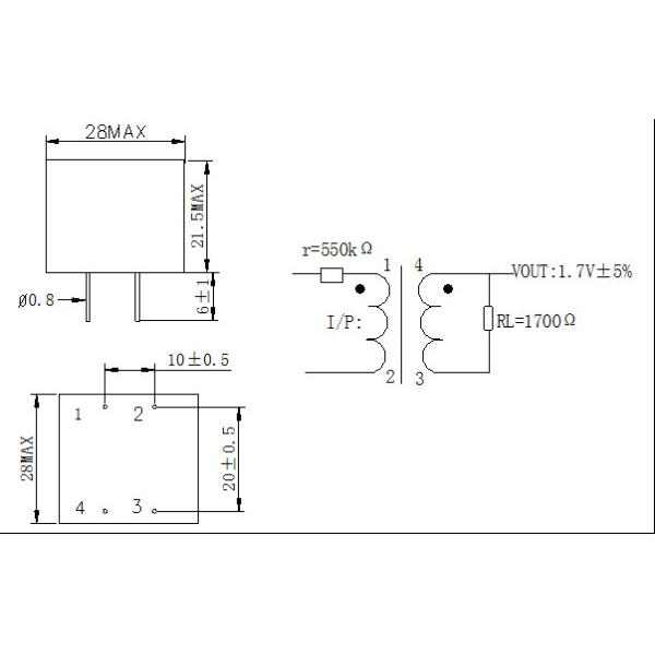 RTU Burnt Resistant Potential Transformer High Precision PB Free ISO14001
