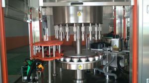 Buy cheap 1KW Semi Automatic Wet Glue Labeling Machine Double Size Bottle Mitsubishi PLC Control product