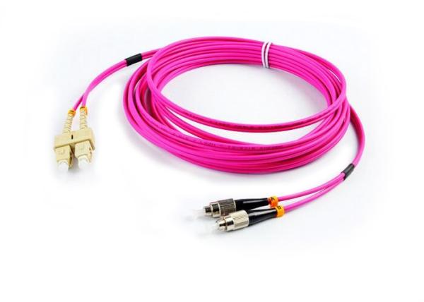 Quality 3.0mm Diameter Fiber Optic Patch Cord Gigabit Multimode Duplex SC - SC Patch Cord for sale