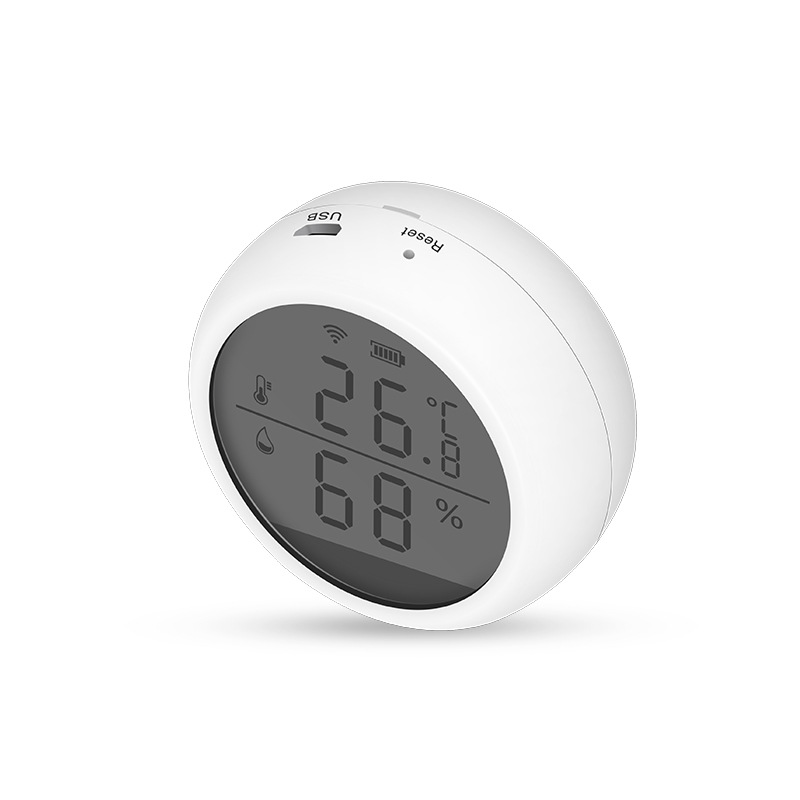 Tuya LCD Wifi Temperature And Humidity Sensor Amazon Alexa / Google Assistant