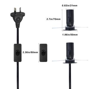 Buy cheap SAA Power Cord With 303 on off Switch and E14 E12 Socket for Salt Lamp product