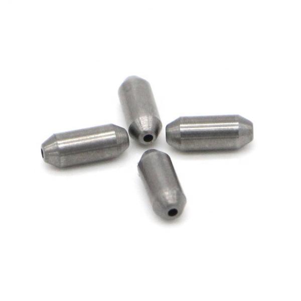 Quality High Density Custom Tungsten Carbide Parts / Roller Needle With Straight Hole for sale