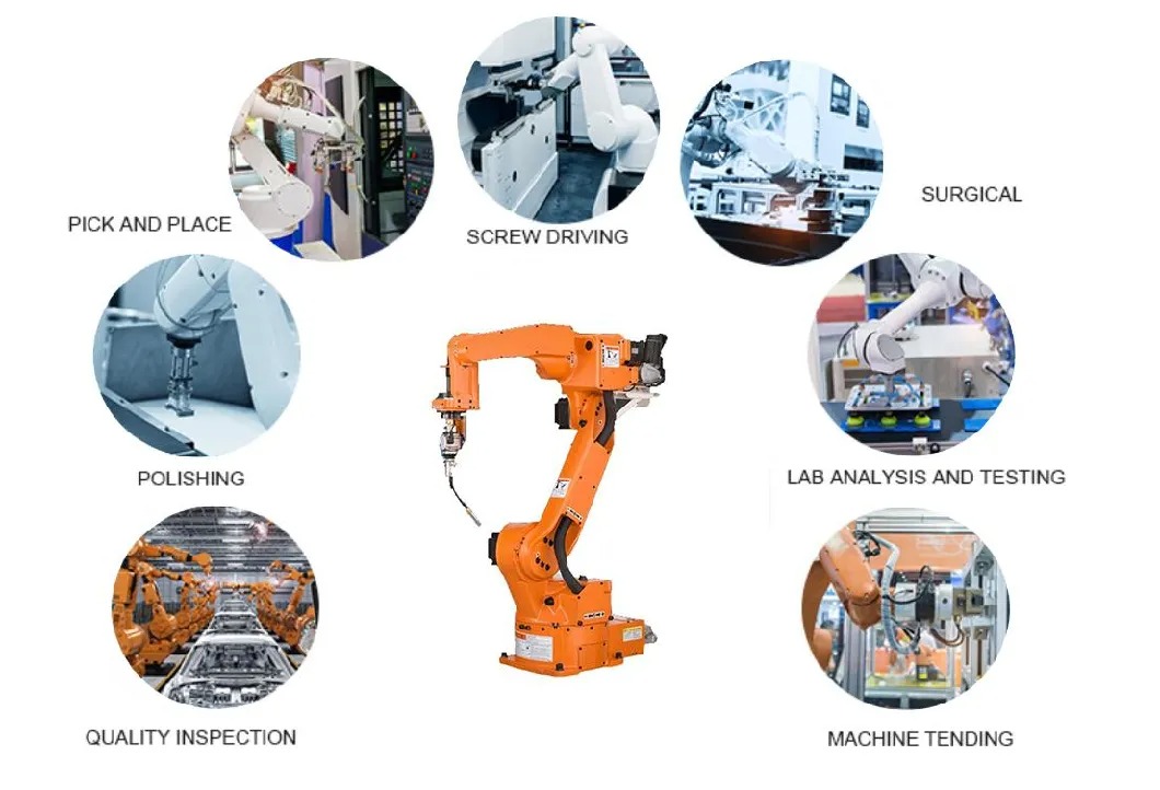 3D Intelligent Robot Arm 6 Axis Welding Robot For Corner Welding