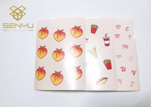 China Self Adhesive Custom Printable Label Stickers Clear PET Material Stickers on sale