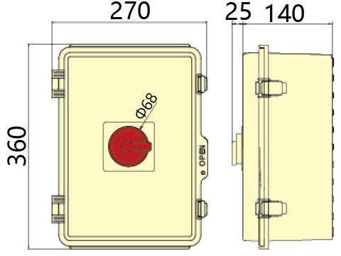 Abb Syntax DS Series 125A 160A Enclosed Switch Disconnector