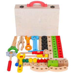 Buy cheap ODM Multifunctional Kid Simulation Wooden Toolbox Toy product