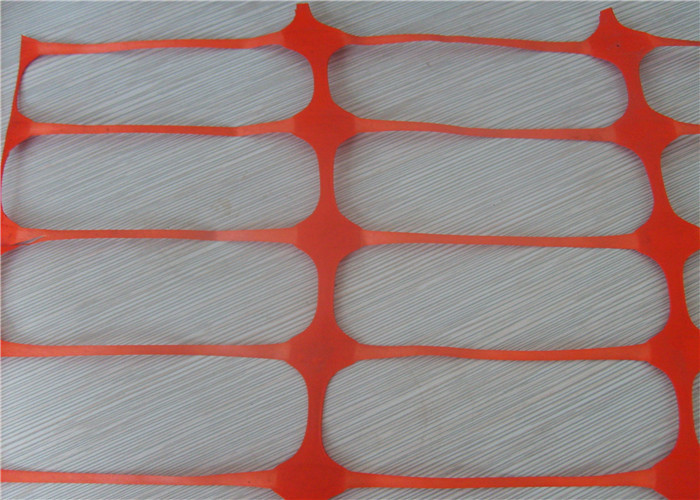 70 X 40mm Ldpe Orange Fence Netting Width 1m