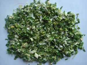 Natural Food Grade Dehydrated Chive Flakes 5*5mm AD Chive Flakes ISO / FDA