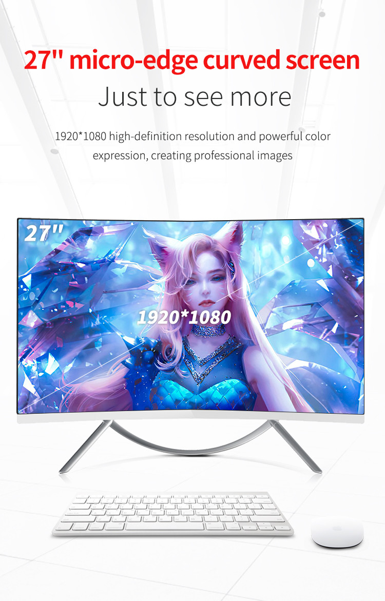 27inch All In One Curved Computer