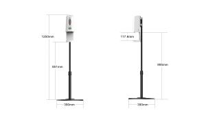 1300ml 4AA Batteries Wall Mounted Soap Dispensers Gel Hand Sanitizer