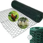High Quality Green Color Chicken Wire Mesh Vinyl Coated Hexagonal Wire Mesh