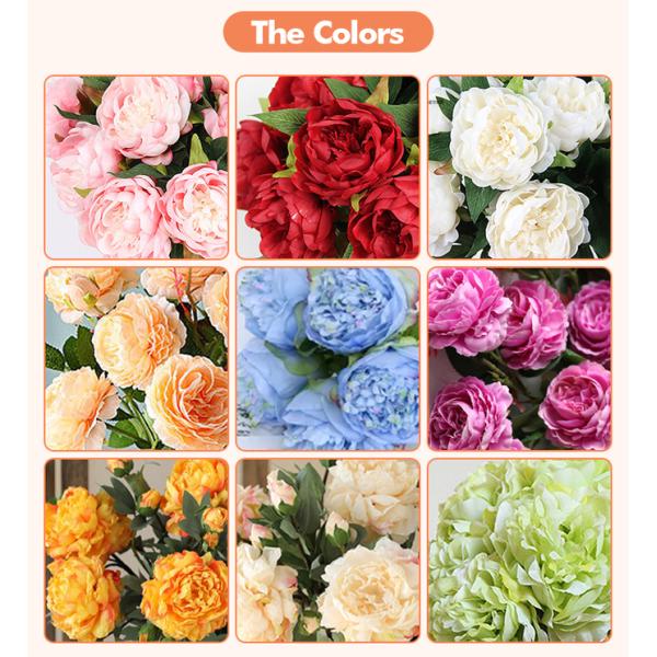 Artificial Bendable Flowers Garland Silk Rose Vine Wall Decoration Backdrop 4