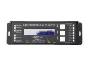 Buy cheap Constant Voltage 4 Chanel DMX512 Decoder With LCD Display Address CV12V - 24V product
