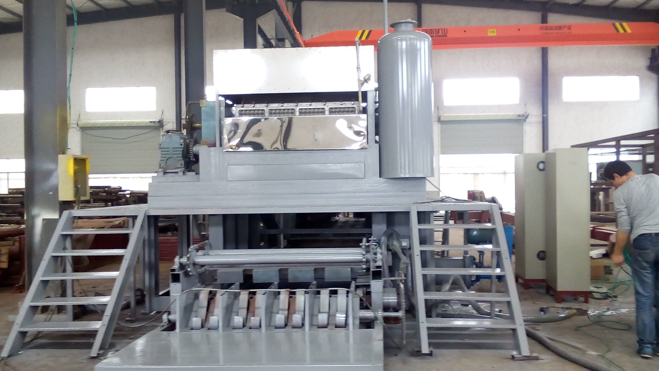 Forming Automatic 30-Hole Pulp Egg Tray Machine PLC control Customized