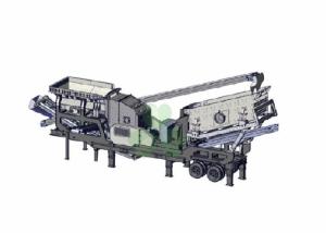 40-200tph Mobile Mining Crusher Machine Portable Crusher Plant With Generator Set