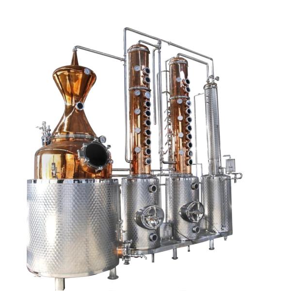 Quality Small Distillation Wine Essential Oil Distiller Still 5L 10L Column for sale