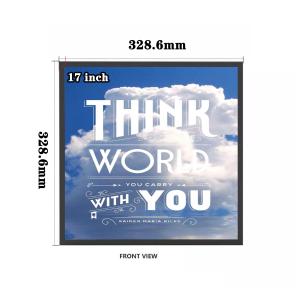 Buy cheap 17 Inch Square LCD Display 300nits Wall Mounted Android Windows System 1920x1920 product