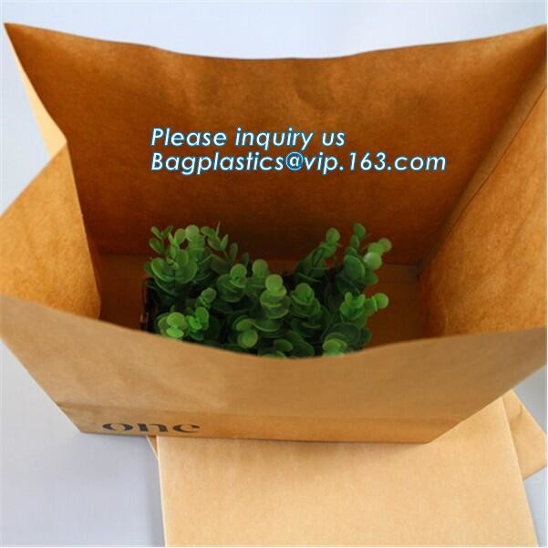 Custom Printing Recycled Brown Kraft Paper Bags,Custom Printed Factory Glassine Paper Bread Small Brown Bag, bagease