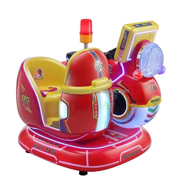 US PLUG Swing Machine Park Ride Interactive Games Coin Operated Kiddie Rides