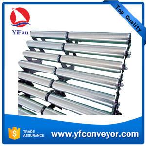 Quality Flexible Gravity Steel Twin Roller Conveyor for loading unloading containers for sale