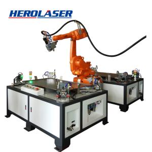 Buy cheap 6 Axis Robotic Fiber Laser Welding Machine With CCD Positioning product