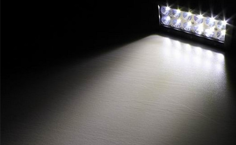36W Remote Control LED Light Bar , Double Row Amber White Led Offroad Light Bar