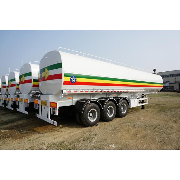 Heavy Duty 36000 Litres Fuel Tanker Semi Trailer Tri Axle Oil Tanker Semi Trailer