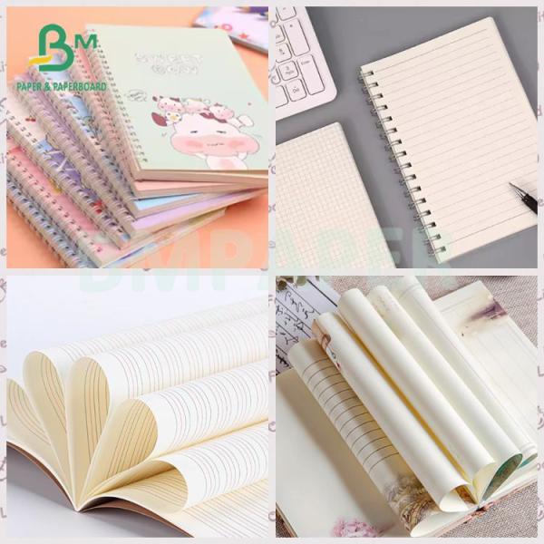Ivory Color Book Printing Paper Jumbo Roll 40lb 60lb Offset Text 