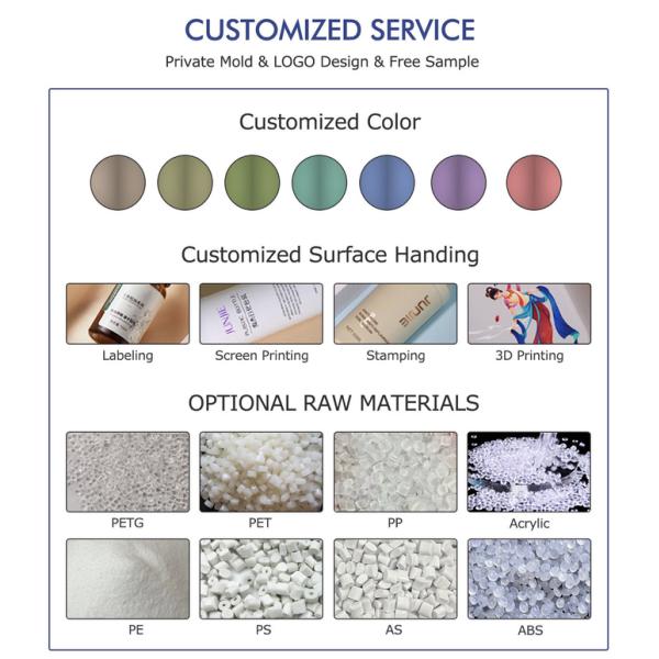 Luxury Hair Essential Oil Dropper Transparent 60ml Empty Plastic Cosmetic Moisturizer Tanning Oil Bottle Custom Color Skin Care 6