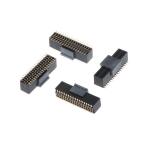 SMT Dual Row 1.27mm Pitch Pin Header Connector PBT Black Gold Plated Automotive