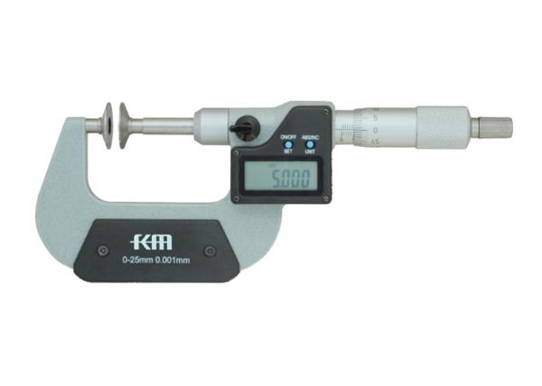 Quality 0-25mm IP65 Digital Disk Micrometer Non-rorating Spindle for sale