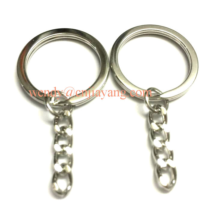 jiayang cat shape flower shape fish shape split keyring and snap hook with key ring