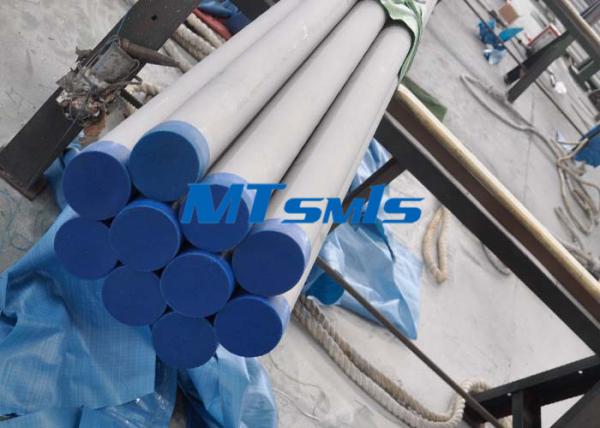Quality ASTM A790 / ASME SA790 Duplex Steel Pipe For Heat Coils , 6000mm Stainless Seamless Pipe for sale