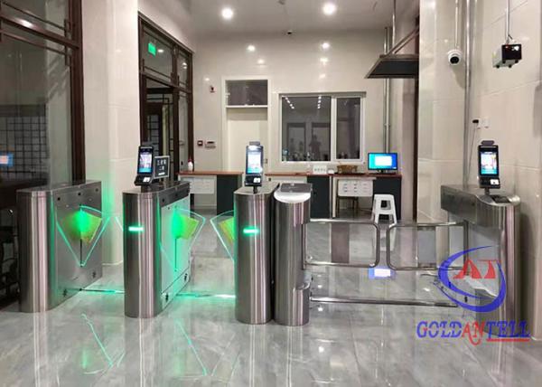 Multifunctional Flap Turnstile Gate Face Recognized Access Control Security