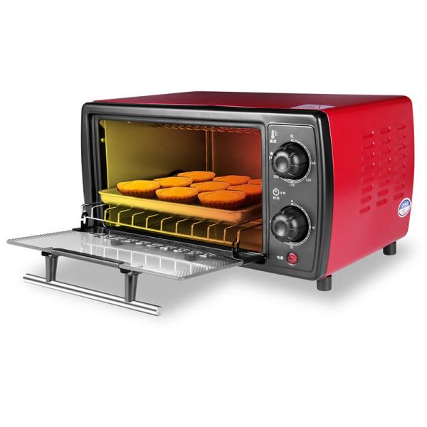 Quality Red Electric Bakery Machine Tempered Glass Window Viewing Baking Condition for sale