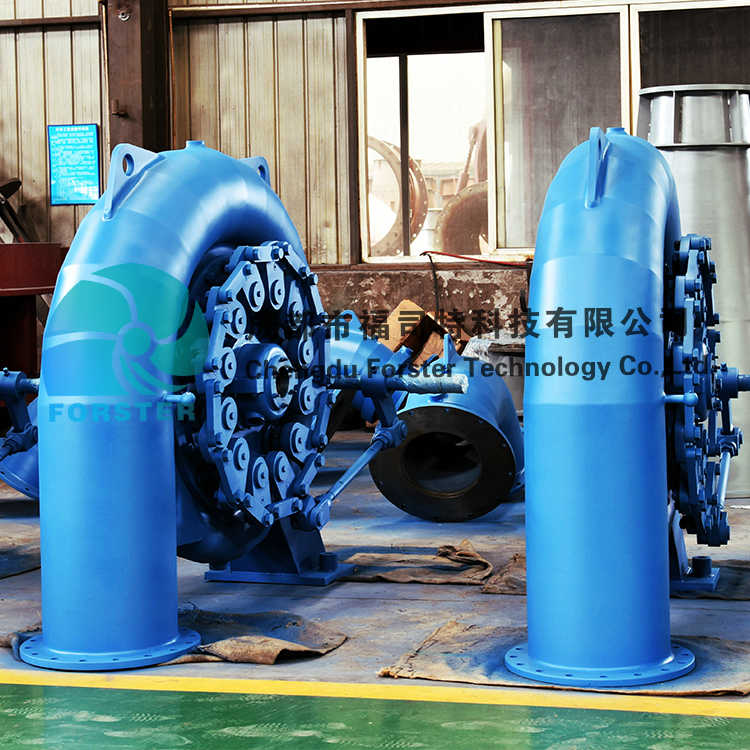 Compact Structure Hydro Turbine Generator For 30m Water Head High Efficiency