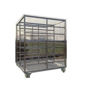 SS 201 304 Stainless Steel Tray Rack Trolley For Industrial Baking
