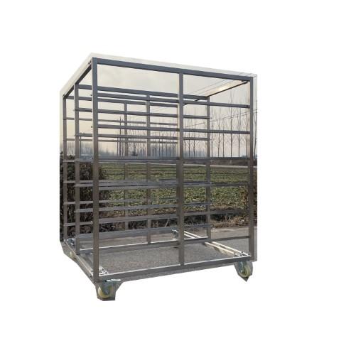 Quality SS 201 304 Stainless Steel Tray Rack Trolley For Industrial Baking for sale