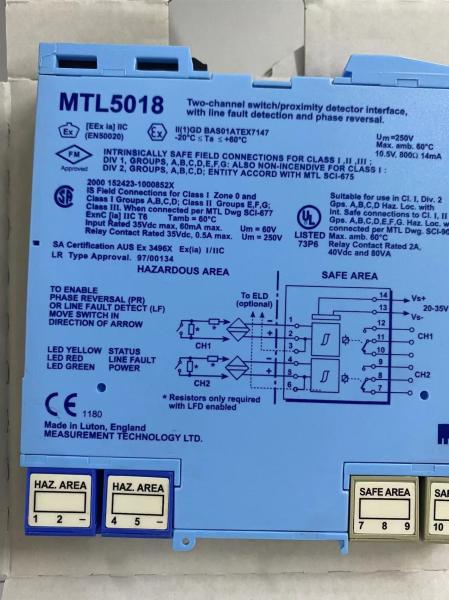 Quality MTL5018 MTL Instruments Proximity Detector Interface for sale