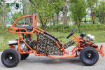 Gas Powered Go Kart Buggy 80cc Displacement With Max Speed 25km / Hour