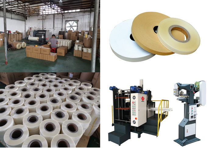 Kraft Paper Tape For Pasting Box Corner Machine / Waterproof Pasting Tape 0