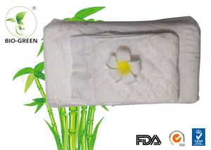 China Eco Friendly Bamboo Disposable Nappy Liners , Soft Biodegradable Bamboo Fleece Inserts on sale