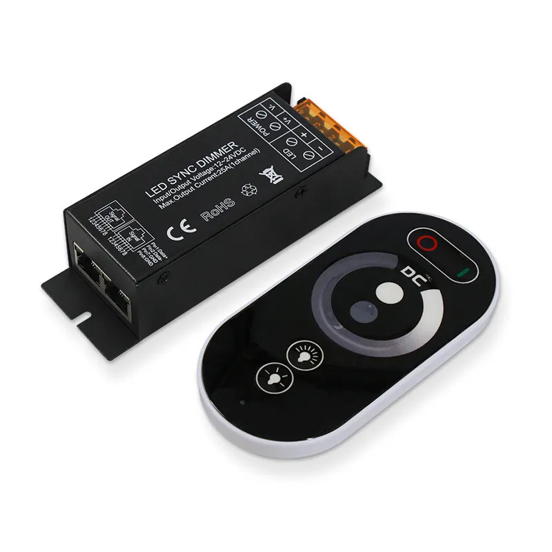 Digital Dimming IR RF Touch Remote Single Color LED Controller