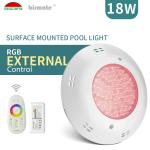 18W DC12V External Control Fiberglass Pool Lights RGBW Underwater LED Pool